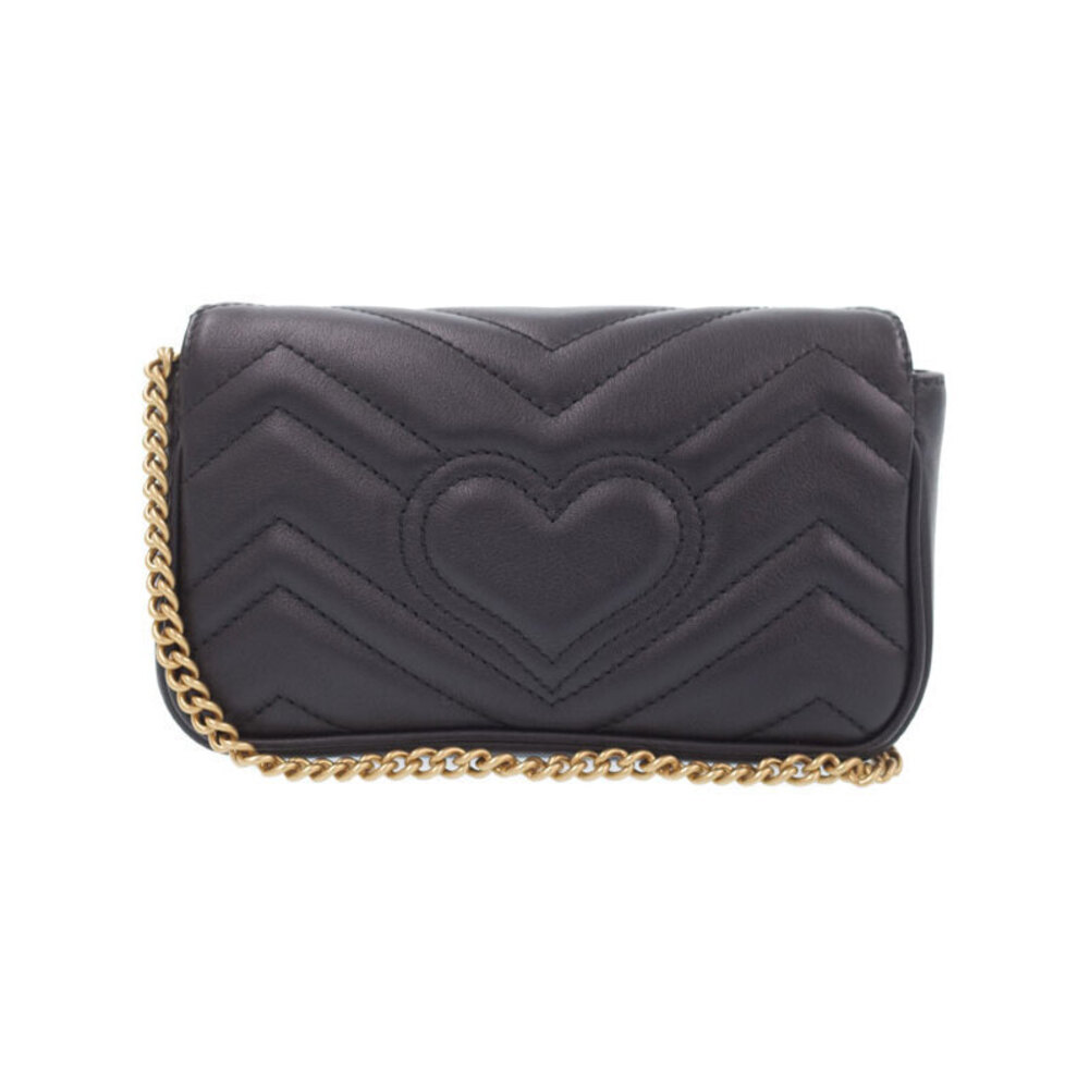 Gucci GG Leather Bag Marmont Super Shoulder Quilted - Picture 1 of 5